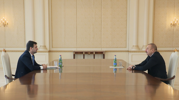 إلهام علييف يلتقي نائب رئيس وزراء مولدوفا  