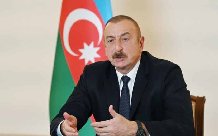   "Wir haben von niemandem einen einzigen Manat-Hilfe erhalten, um Karabach wiederzubeleben"   - Ilham Aliyev    