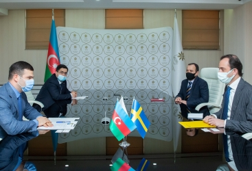 مناقشة فرص التعاون في مجال المشاريع الصغيرة والمتوسطة بين أذربيجان والسويد