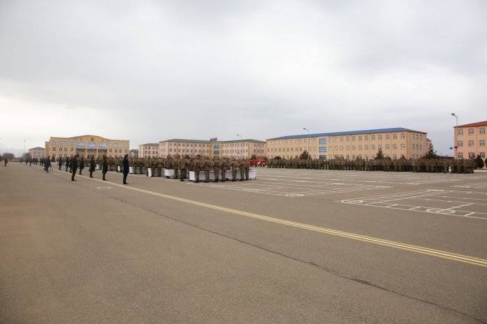 Nakhchivan garrison troops hold military oath-taking ceremonies