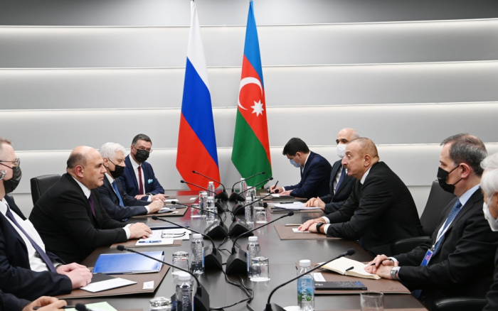 Azerbaijani President views Coordination Centre of Russian Federation Government