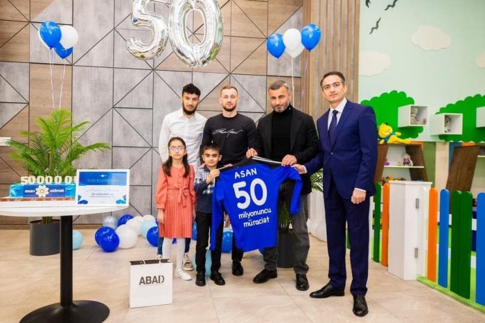  “ASAN xidmət”ə 50 milyonuncu müraciət qeydə alınıb 