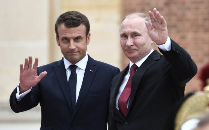 Bu gün Putinlə Makron Moskvada görüşəcək