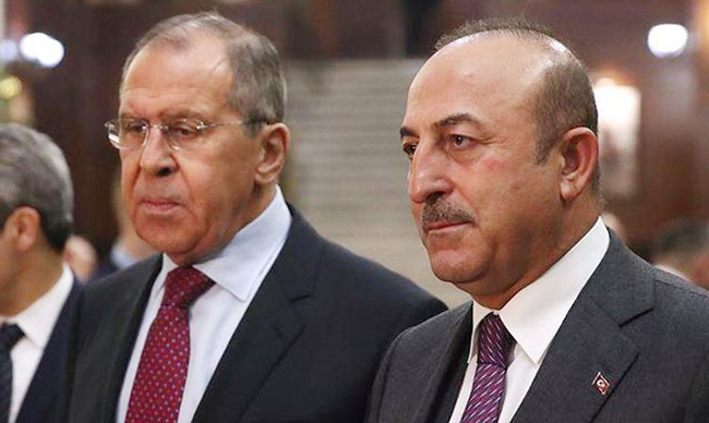 Çavuşoğlu və Lavrov Ukraynanı müzakirə ediblər