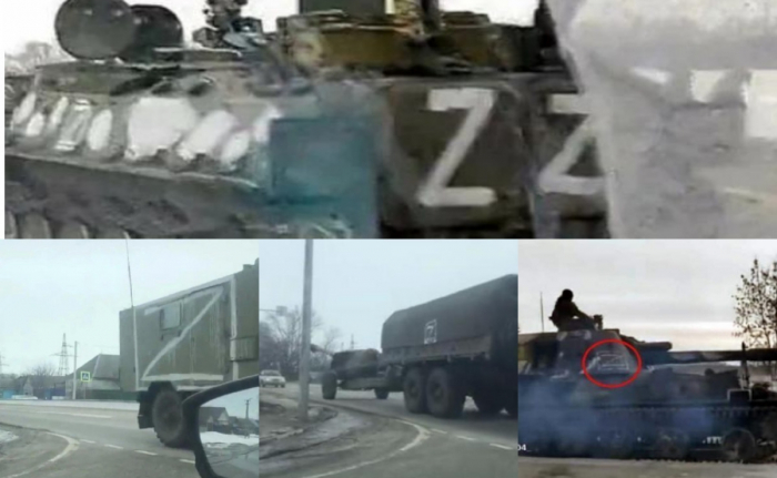    Rus tanklarındakı müəmmalı    "Z"    işarəsi nəyin mesajıdır?-   FOTOLAR     
   