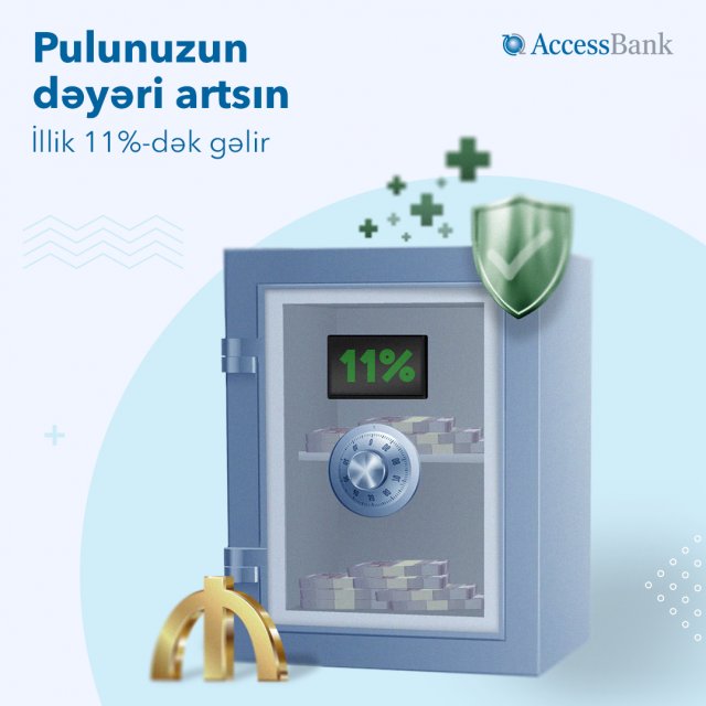 AccessBank-dan illik 11%-dək qazandıran depozit