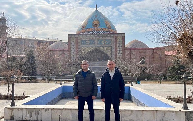   Deputatlarımız İrəvanda Göy məsciddə -    FOTO      