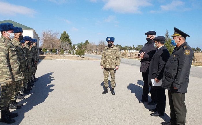 Ombudsmanın nümayəndələri hərbi hissədə