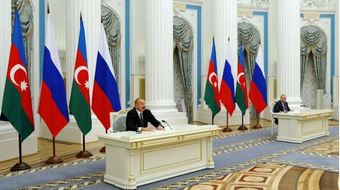    Azərbaycan ilə Rusiya arasında müttəfiqliyə dair  Bəyannamə  imzalanıb   