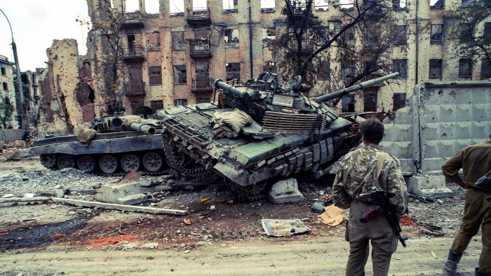 Ukrayna küçələri rus tankları üçün "ikinci Qroznı"