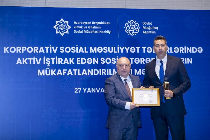 “Al Market” Əmək və Əhalinin Sosial Müdafiə Nazirliyi tərəfindən mükafatlandırılıb-  FOTOLAR 