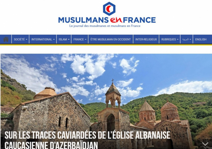 Le site Musulmansenfrance publie un article sur les monuments religieux albaniens en Azerbaïdjan