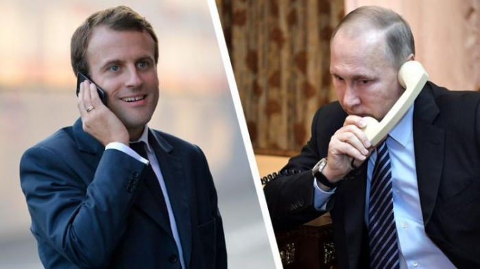 Putin Makronla danışıb