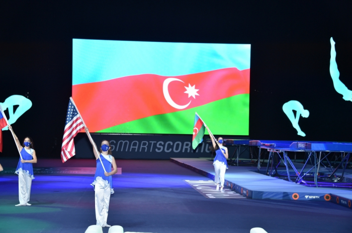 La capitale azerbaïdjanaise lance la Coupe du monde de trampoline et de tumbling - Photos
