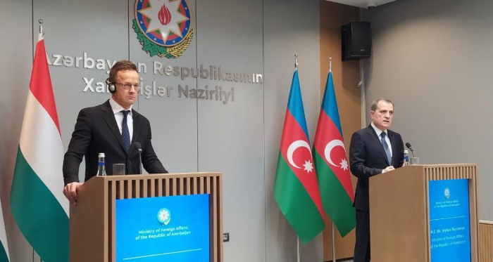  Azerbaijani, Hungarian FMs hold joint press conference - UPDATED