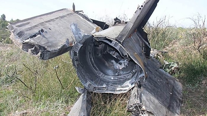 İsraildə üzərində rus yazıları olan naməlum raket partlayıb