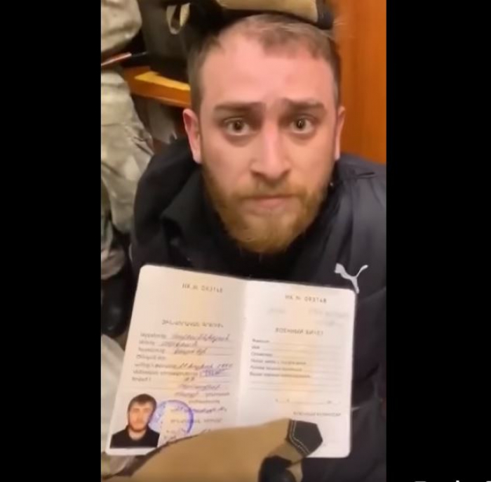  Xarkovda əsir düşən erməni oğru olduğunu deyib-   VİDEO      