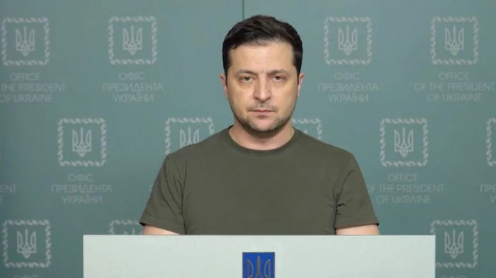  Volodimir Zelensky acusó a Rusia de querer borrar a Ucrania y su historia 