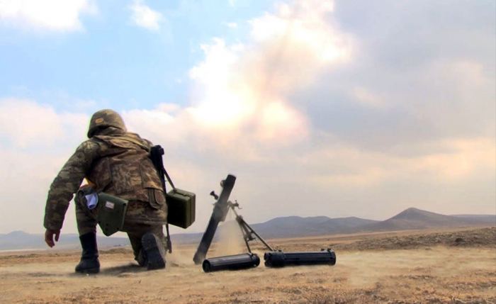   Mortar units conducted shooting exercises -   VIDEO    
 