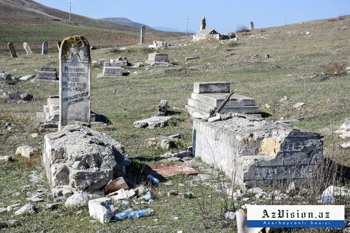    İşğal dövründə    dağıdılmış, təhqir edilmiş qəbirlərlə    bağlı hesabat hazırlanıb   