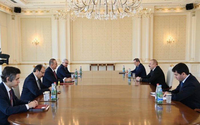    Prezident Mövlud Çavuşoğlunu qəbul edib  
   
