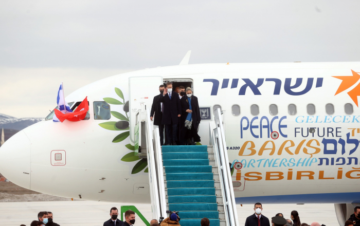 Israeli president visits Turkey in effort to mend ties
 