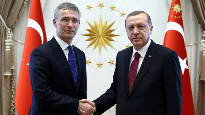 Recep Tayyip Erdogan meets with NATO Secretary-General