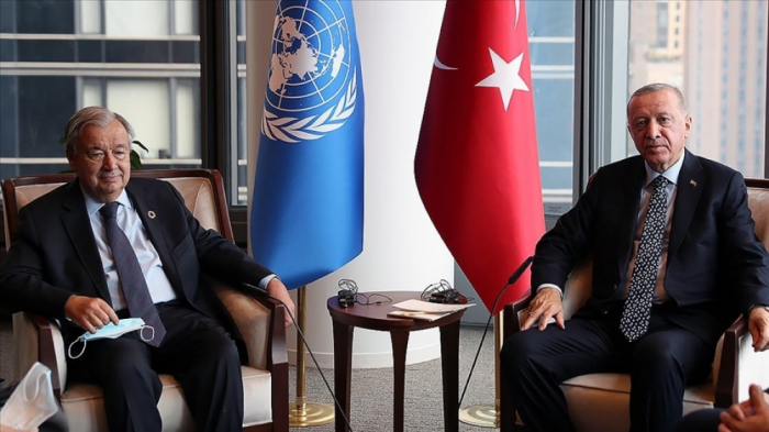 UN chief thanks Turkish president over efforts for peace