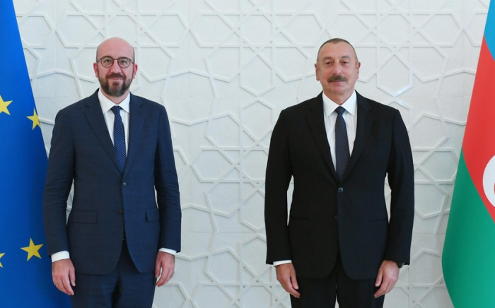  President Ilham Aliyev and Charles Michel hold phone talk 