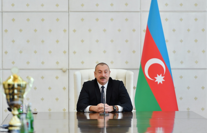   You, young people represent a different Azerbaijan, a victorious nation now - Ilham Aliyev   