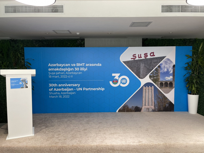  30. Jahrestag der Aserbaidschan-UN-Partnerschaft findet in Schuscha statt