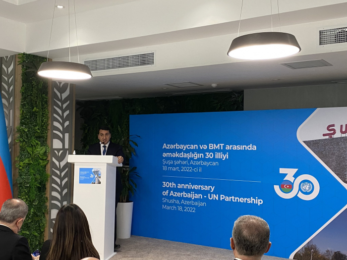  30th anniversary of Azerbaijan-UN partnership marked in Shusha 