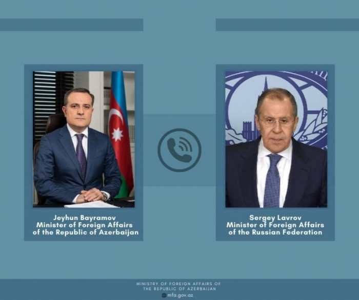  Telephone conversation held between Azerbaijani and Russian FMs 