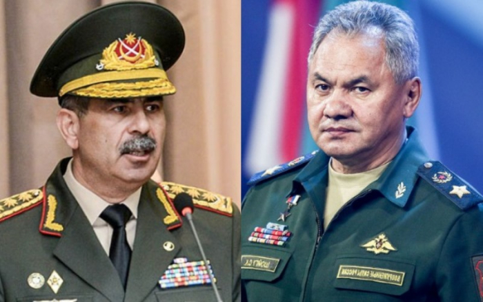   Azerbaijani Defense Minister discuss situation in Karabakh with Russian counterpart  