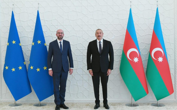     Präsident Aliyev:   Aserbaidschan und die EU bauen Beziehungen in verschiedenen Bereichen auf  