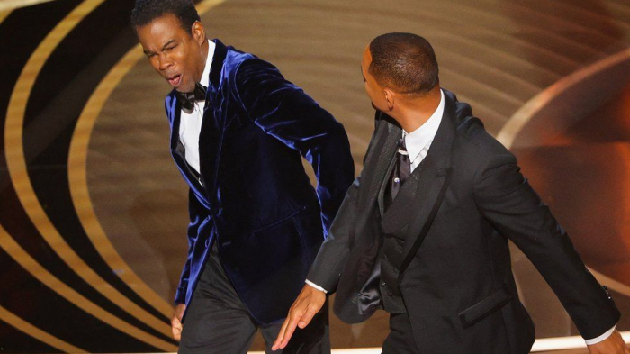 Will Smith hits Chris Rock on Oscars stage