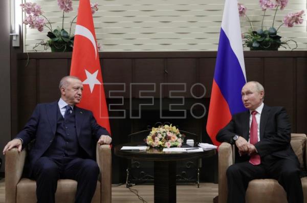 Erdogan y Putin acuerdan celebrar en Estambul las negociaciones ruso-ucranianas