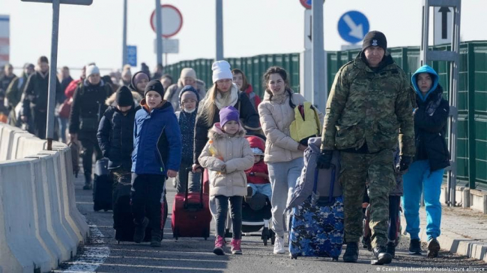   Ukraine gibt die Zahl der Menschen bekannt, die das Land verlassen mussten  