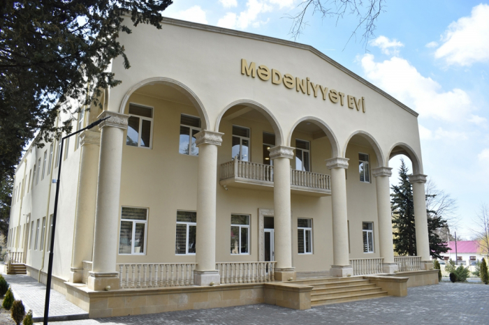 Culture house constructed by Heydar Aliyev Foundation inaugurated in Gakh district