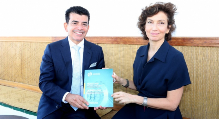 ICESCO Director-General Meets with UNESCO Director-General in Rabat