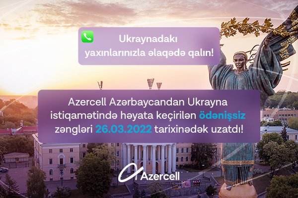 Ukraynadakı yaxınlarınızla əlaqədə qalın