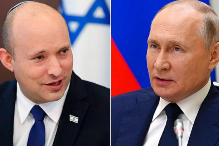 Putin İsrailin baş naziri ilə danışıb