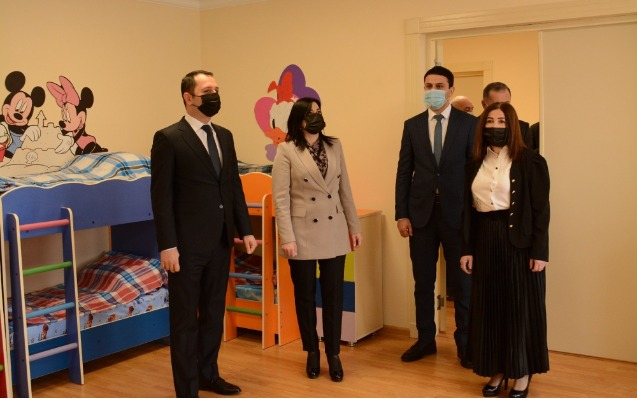    Heydər Əliyev Fondu tərəfindən yeni məktəb və uşaq bağçası istifadəyə verildi -    Fotolar     
   