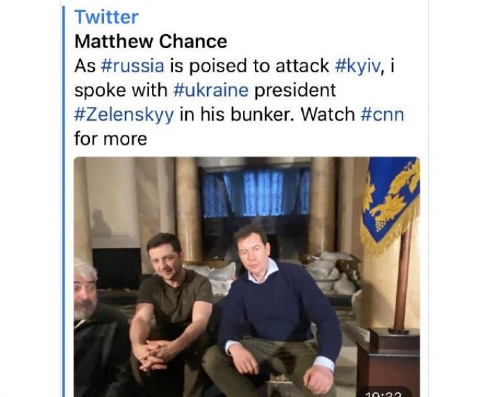    Zelenski CNN-ə    bunkerdə    müsahibə verib   