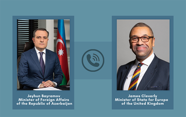    Ceyhun Bayramov britaniyalı həmkarı ilə Ukraynanı müzakirə etdi     

