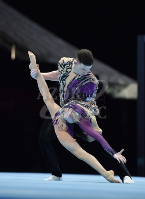 Arranca en Bakú la segunda jornada de la 12ª edición de la competición mundial de gimnasia acrobática por grupos de edad