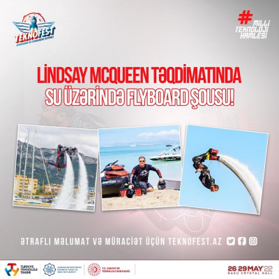 Xəzərdə Flyboard əyləncə proqramı təşkil olunacaq