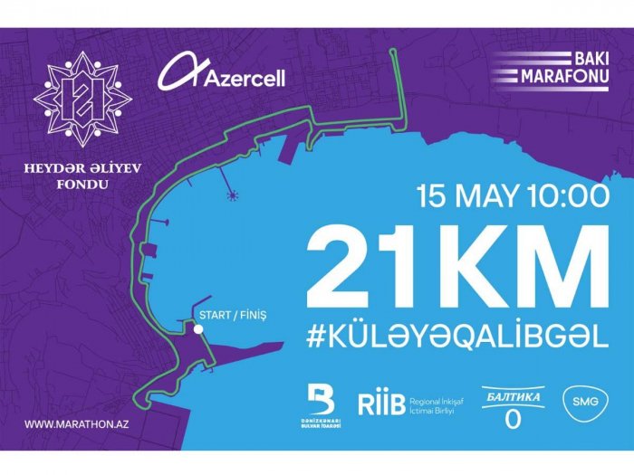    “Bakı Marafonu - 2022”yə qeydiyyat başlayıb     
