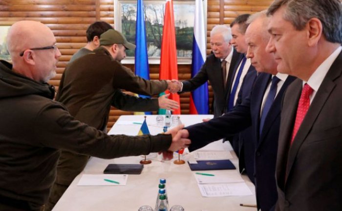  Rusiya və Ukrayna arasında  danışıqların üçüncü raundunun  vaxtı bəlli olub 