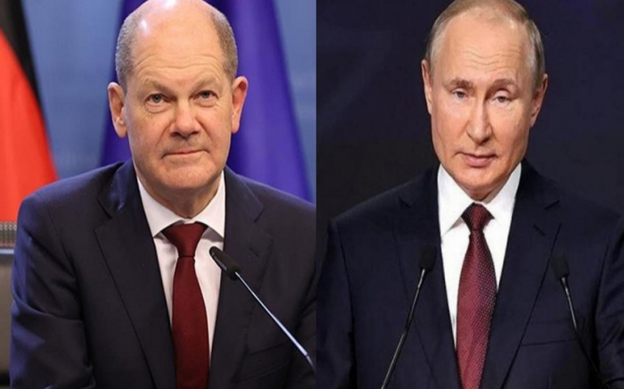 Putin və Şolts arasında telefon danışığı olub